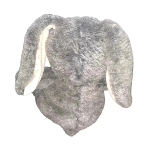 Way To Celebrate Plush 10inch Medium Soft Bunny Grey - Picture 4 of 5